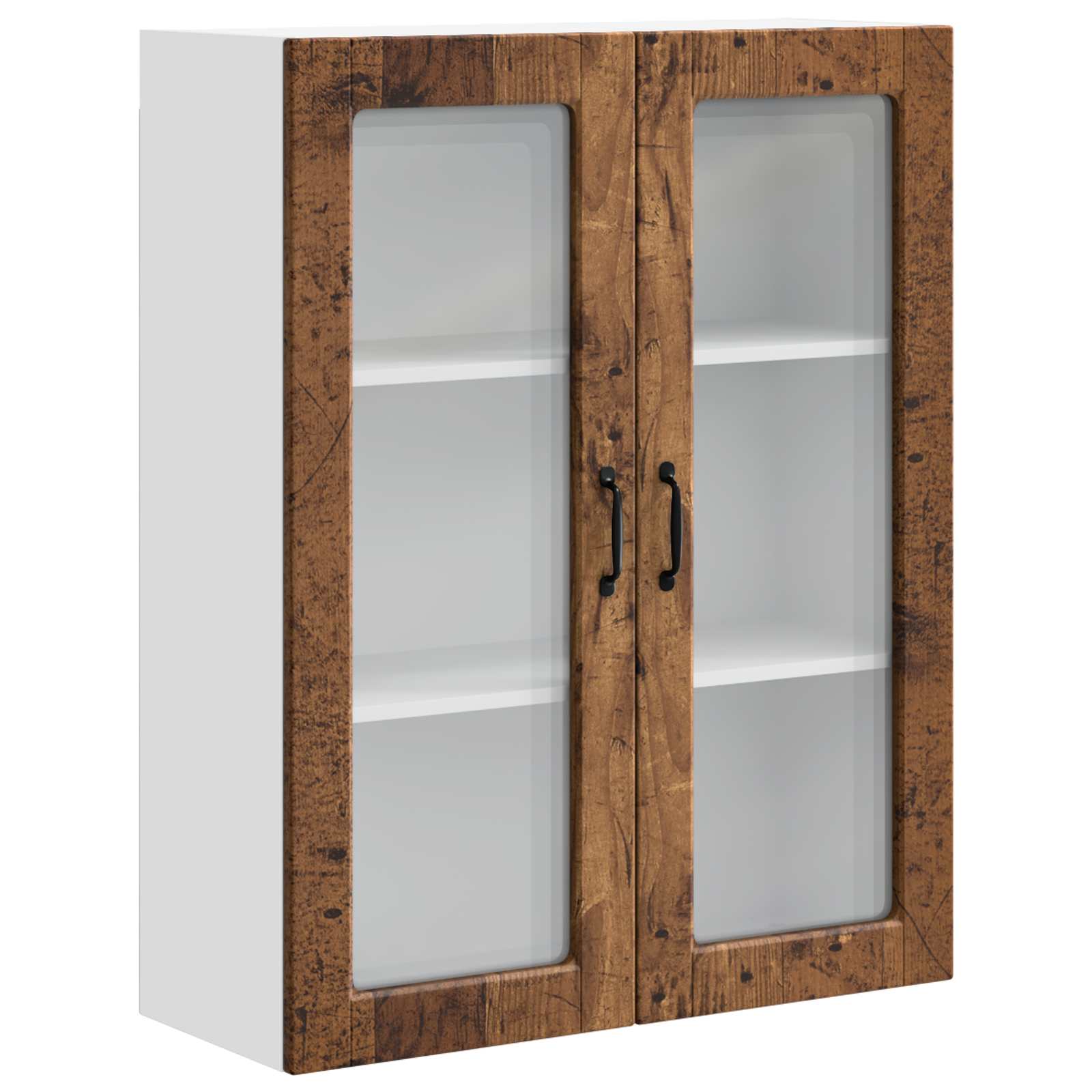 Keukenkast met plank Oudhout 80 x 31 x 100 cm Bewerkt hout is nu te koop bij PeponiXL, paradijselijk wonen!