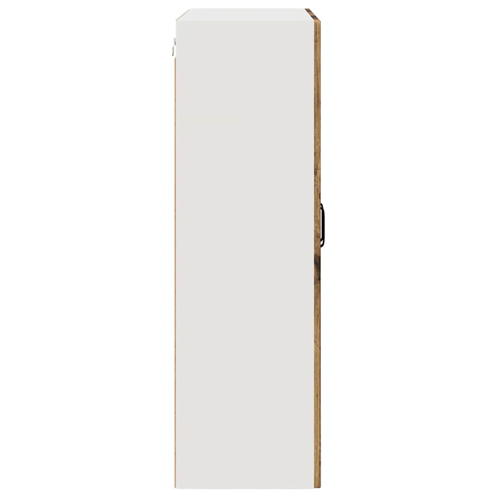 Keukenkast met plank Oudhout 80 x 31 x 100 cm Bewerkt hout is nu te koop bij PeponiXL, paradijselijk wonen!