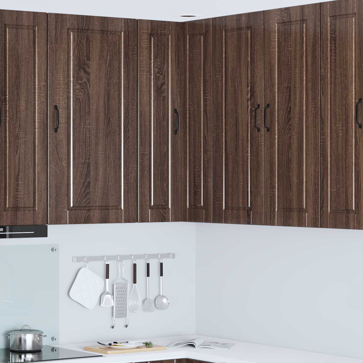 Vaatwasserpaneel Bruin Eiken 57 x 57 x 100 cm Bewerkt hout is nu te koop bij PeponiXL, paradijselijk wonen!