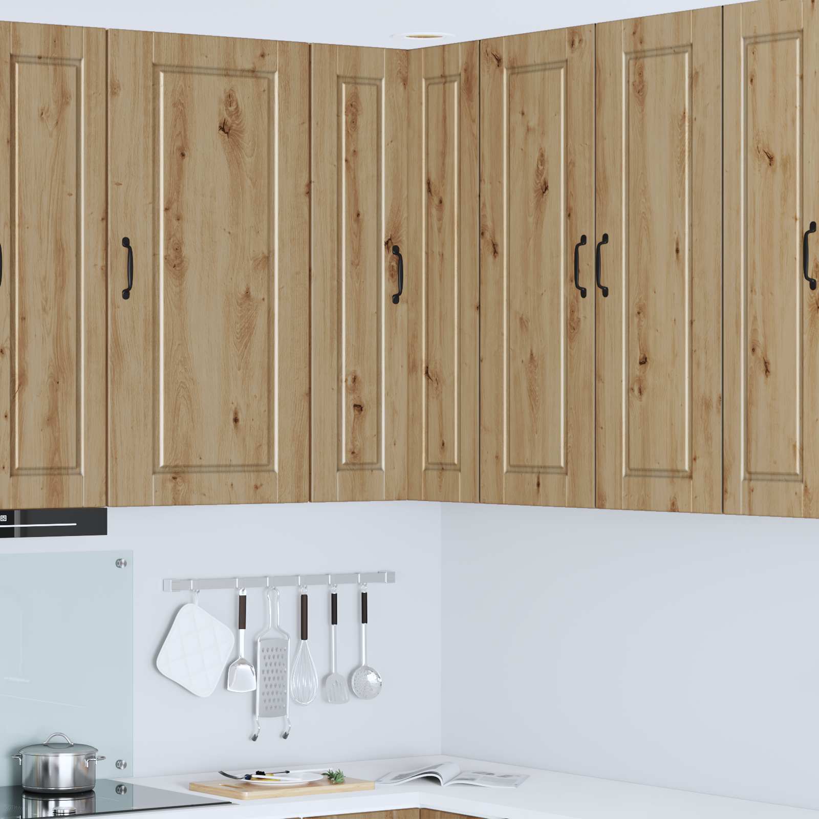 Vaatwasserpaneel Artisan Eiken 57 x 57 x 100 cm Bewerkt hout is nu te koop bij PeponiXL, paradijselijk wonen!