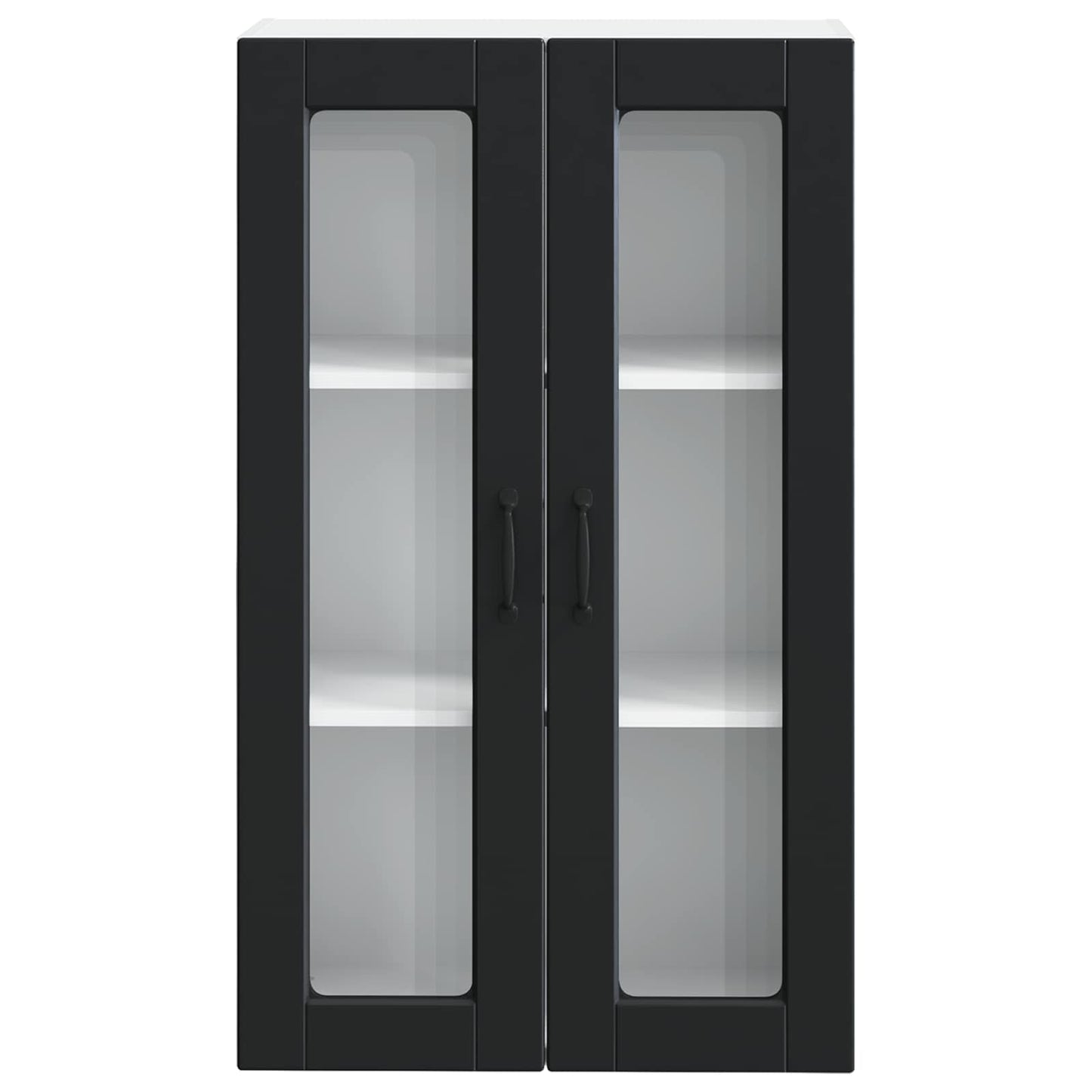 Keukenkast met plank Zwart 60 x 31 x 100 cm Bewerkt hout is nu te koop bij PeponiXL, paradijselijk wonen!