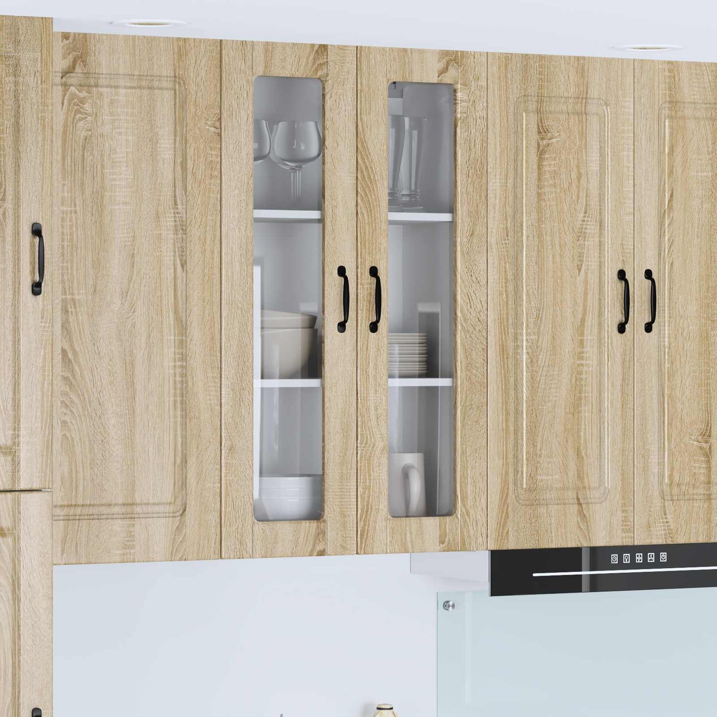 Vaatwasserpaneel Sonoma Eiken 60 x 31 x 100 cm Bewerkt hout is nu te koop bij PeponiXL, paradijselijk wonen!