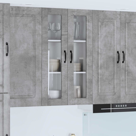 Vaatwasserpaneel Beton Grijs 60 x 31 x 100 cm Bewerkt hout is nu te koop bij PeponiXL, paradijselijk wonen!
