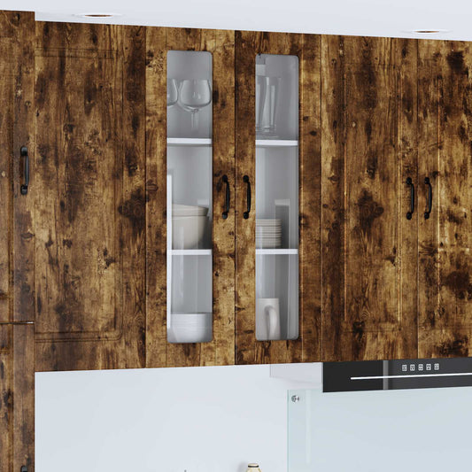 Vaatwasserpaneel Gerookt eiken 60 x 31 x 100 cm Bewerkt hout is nu te koop bij PeponiXL, paradijselijk wonen!