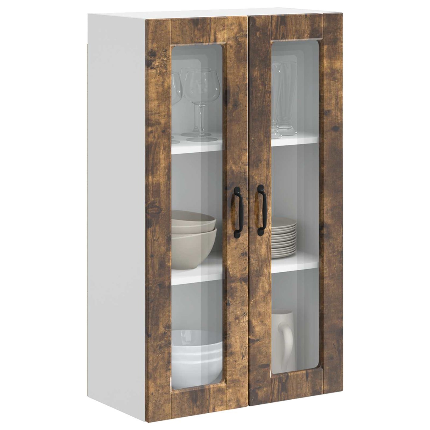 Vaatwasserpaneel Gerookt eiken 60 x 31 x 100 cm Bewerkt hout is nu te koop bij PeponiXL, paradijselijk wonen!
