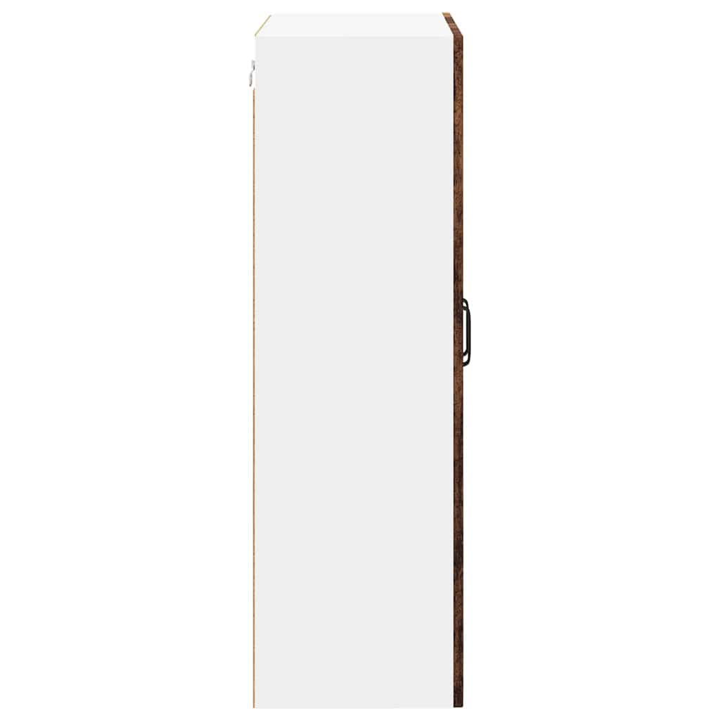 Keukenkast met plank Oudhout 60 x 31 x 100 cm Bewerkt hout is nu te koop bij PeponiXL, paradijselijk wonen!