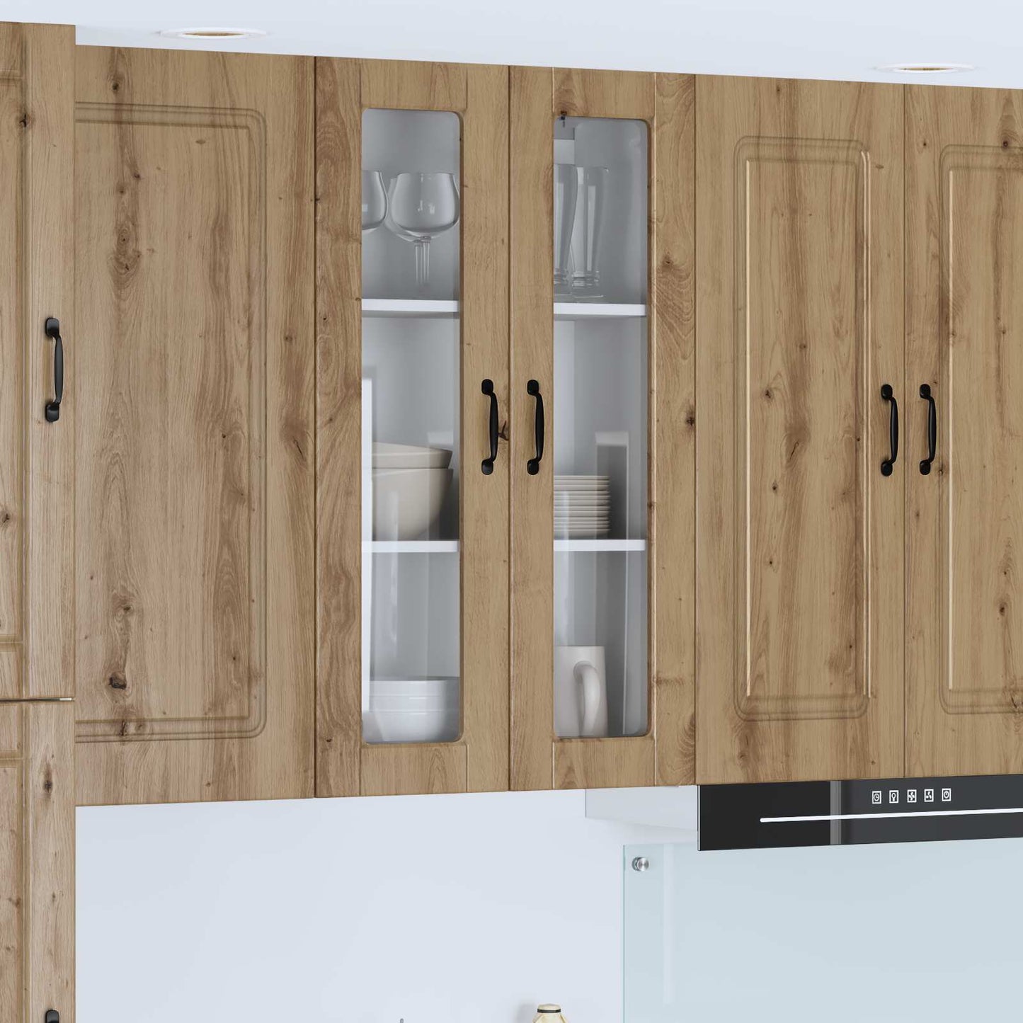 Vaatwasserpaneel Artisan Eiken 60 x 31 x 100 cm Bewerkt hout is nu te koop bij PeponiXL, paradijselijk wonen!