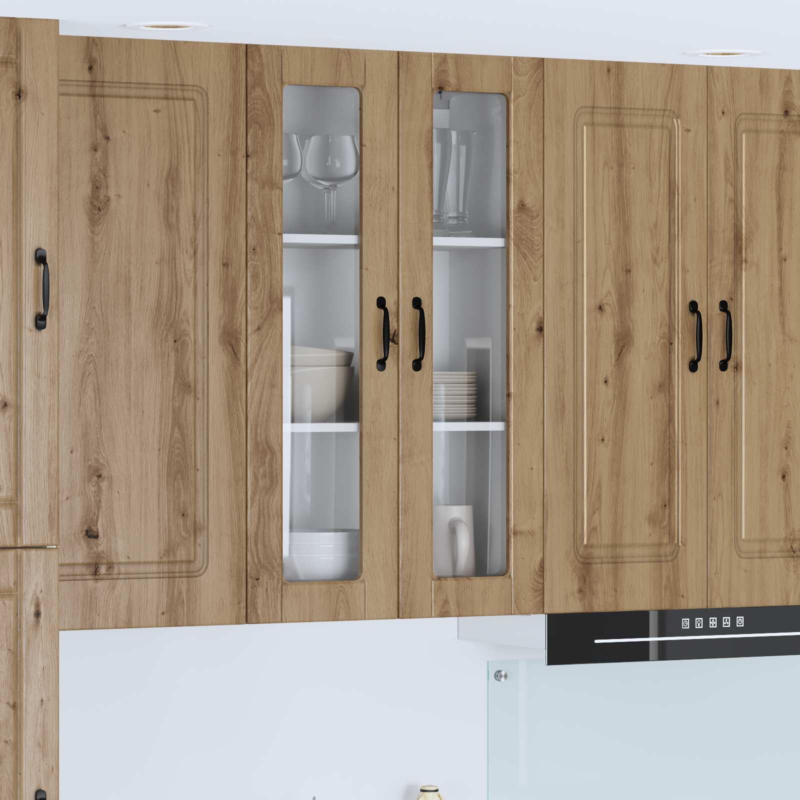 Vaatwasserpaneel Artisan Eiken 60 x 31 x 100 cm Bewerkt hout is nu te koop bij PeponiXL, paradijselijk wonen!