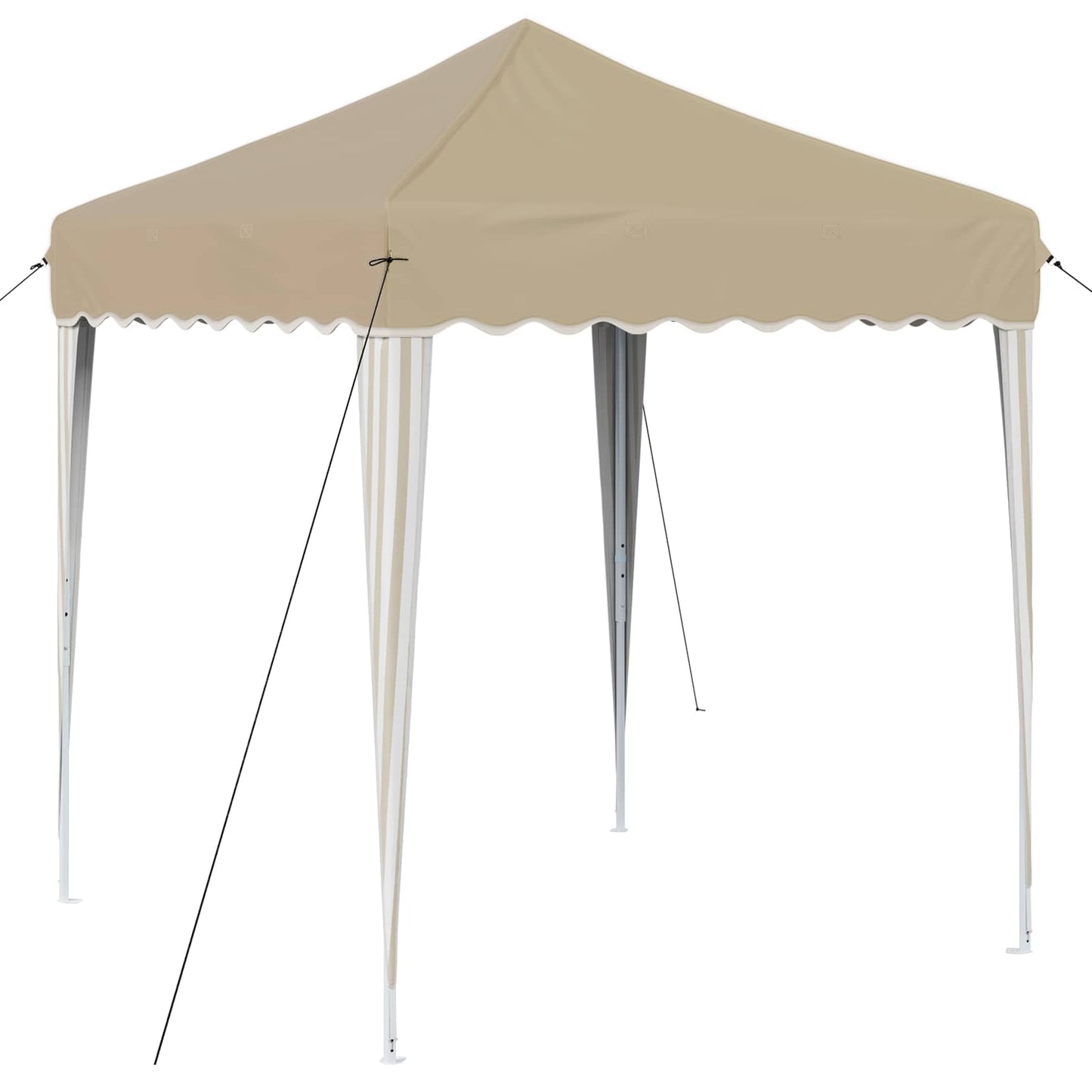 Pop-up Feesttent Crème 195 x 195 x 245 cm Oxford Stof is nu te koop bij PeponiXL, paradijselijk wonen!