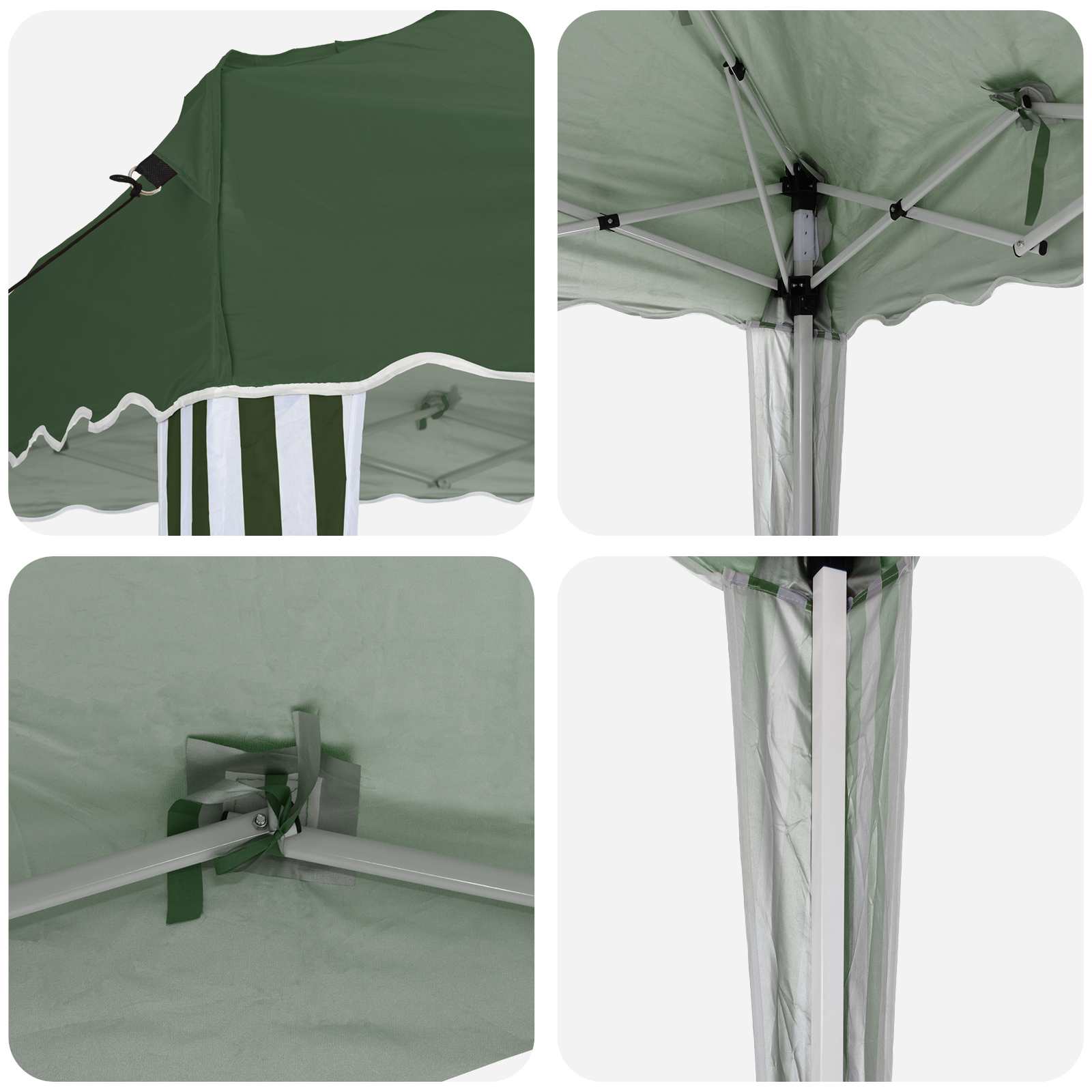 Pop-up Feesttent Groen 195 x 195 x 245 cm is nu te koop bij PeponiXL, paradijselijk wonen!