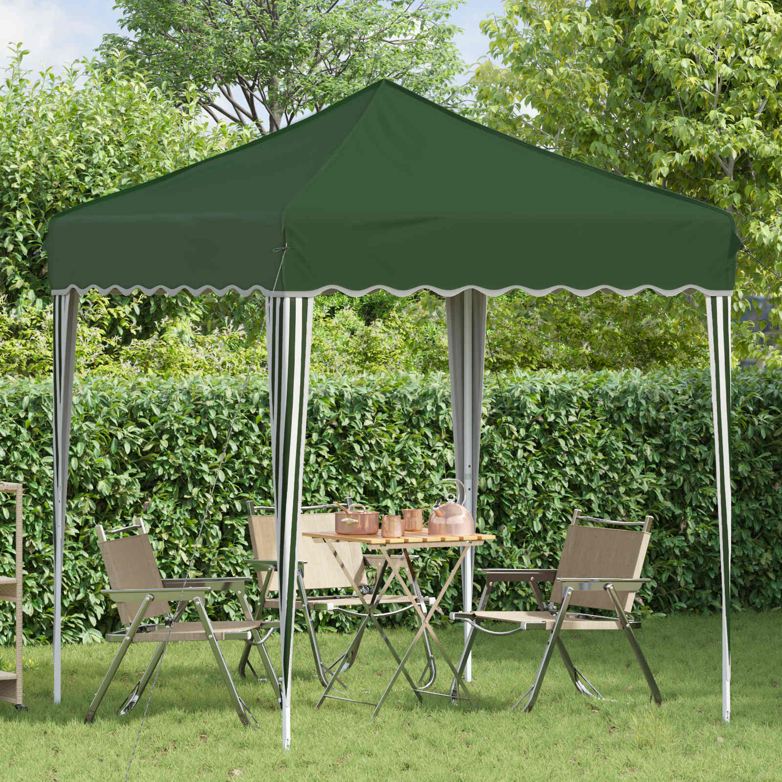 Pop-up Feesttent Groen 195 x 195 x 245 cm is nu te koop bij PeponiXL, paradijselijk wonen!