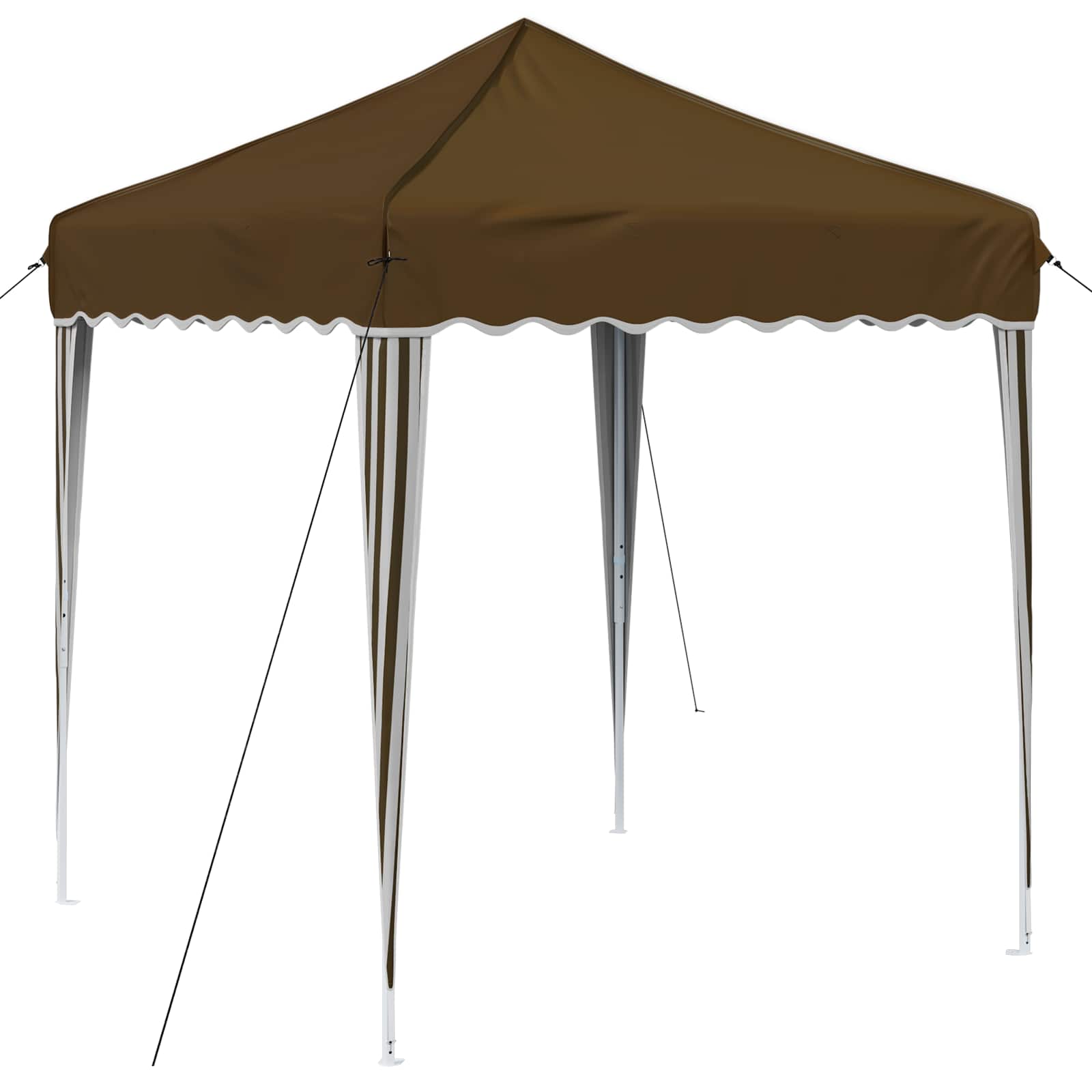 Pop-up Feesttent Taupe 195 x 195 x 245 cm Oxford Stof is nu te koop bij PeponiXL, paradijselijk wonen!