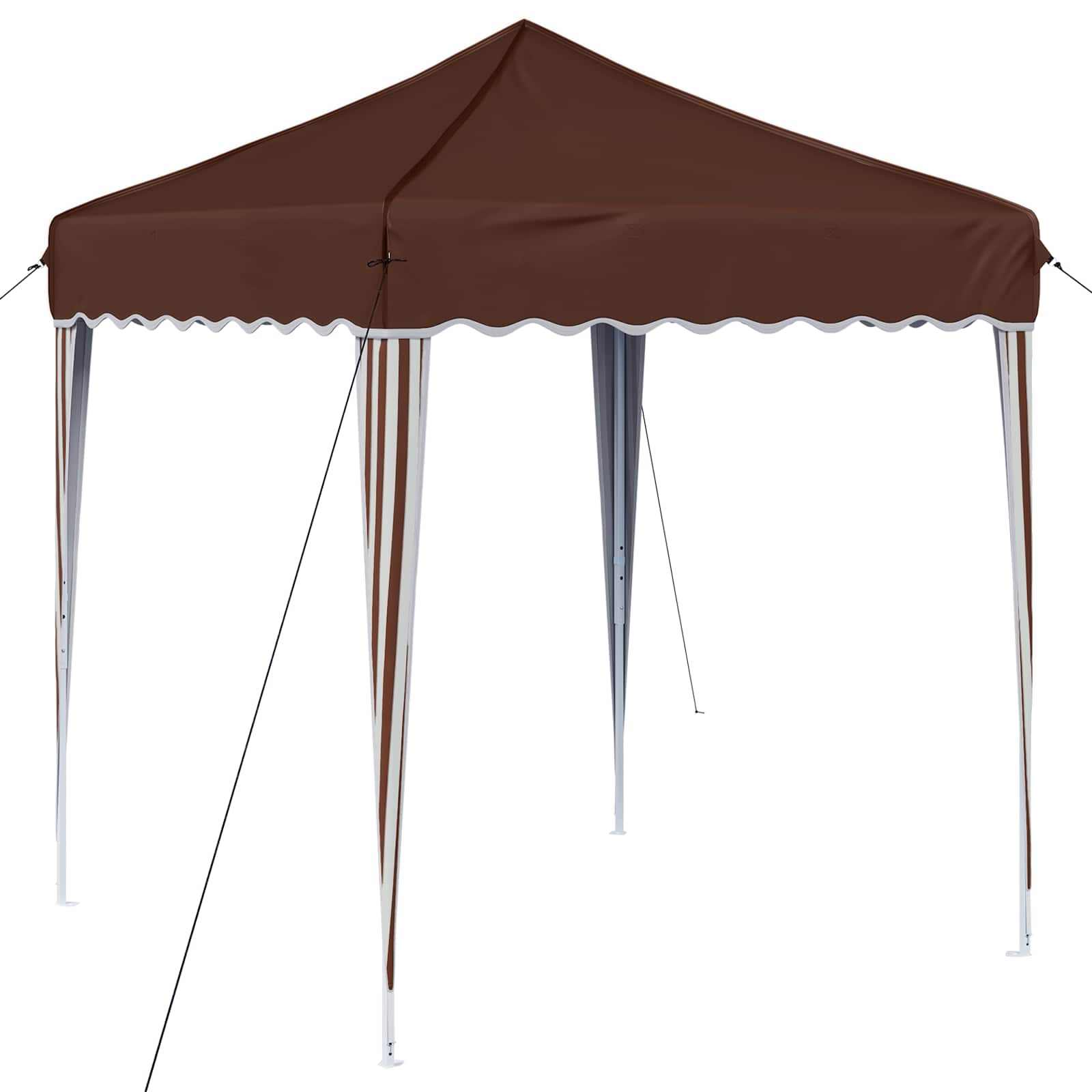 Pop-up Feesttent Bruin 195 x 195 x 245 cm is nu te koop bij PeponiXL, paradijselijk wonen!