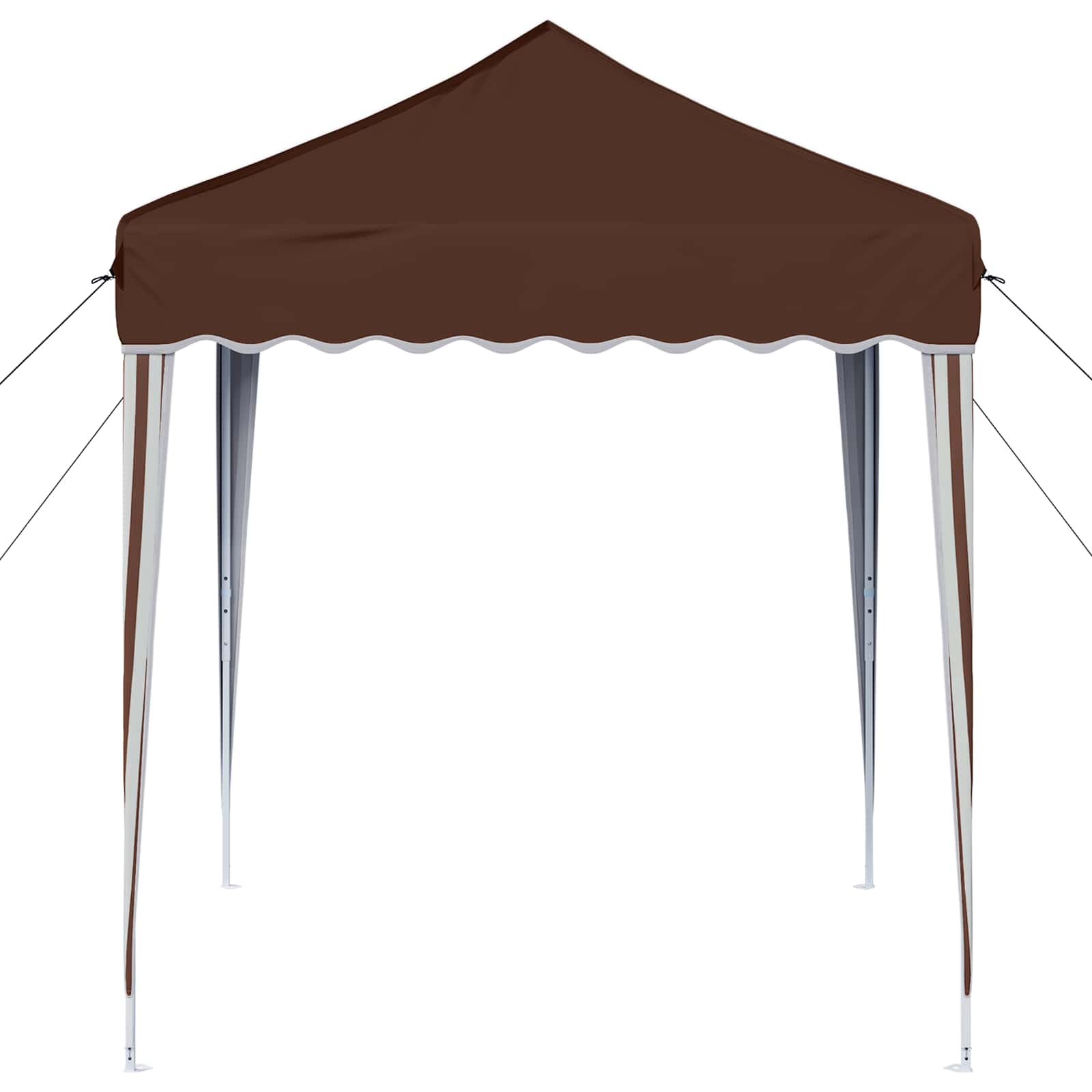 Pop-up Feesttent Bruin 195 x 195 x 245 cm is nu te koop bij PeponiXL, paradijselijk wonen!