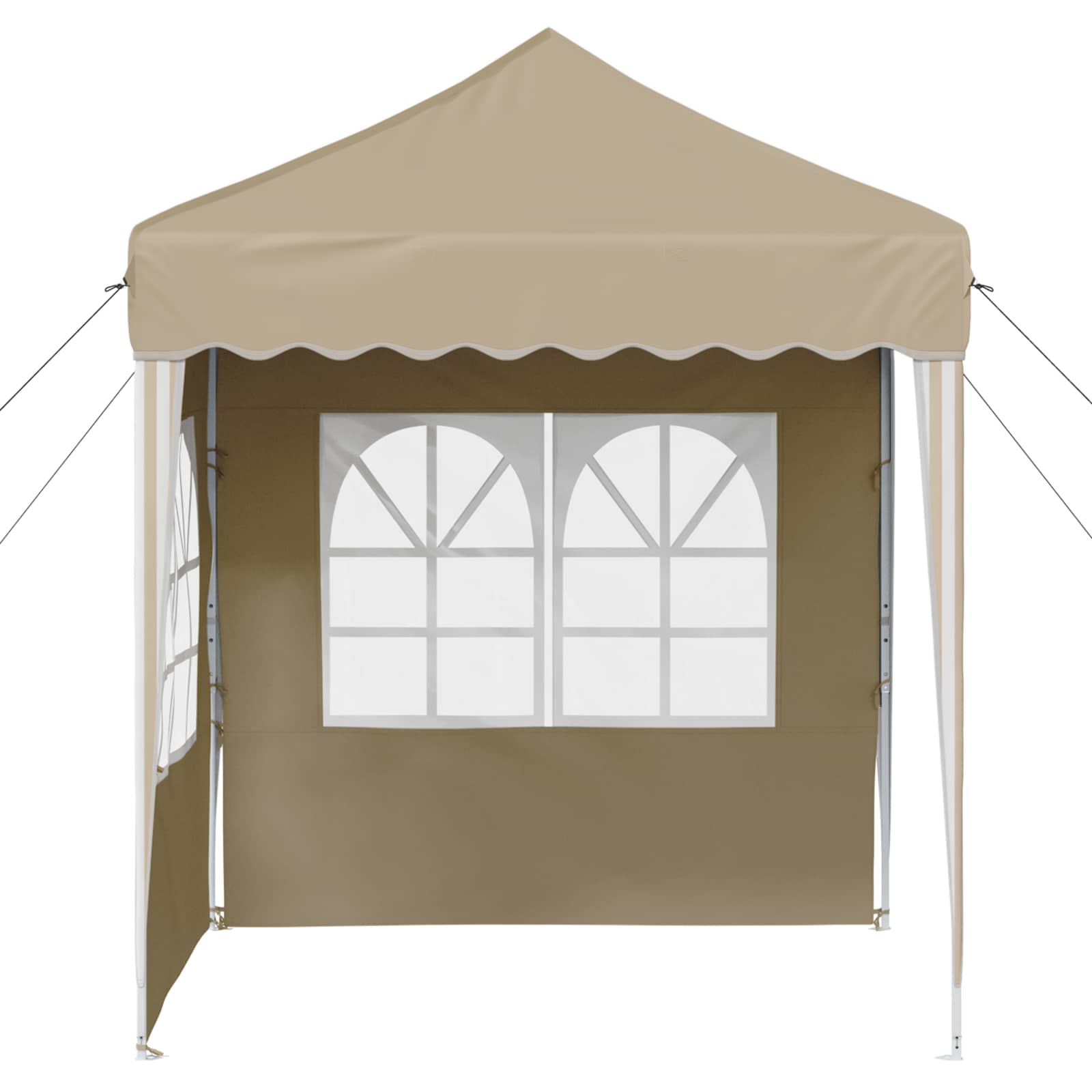 Pop-up Feesttent Crème 195 x 195 x 245 cm Oxford Stof is nu te koop bij PeponiXL, paradijselijk wonen!