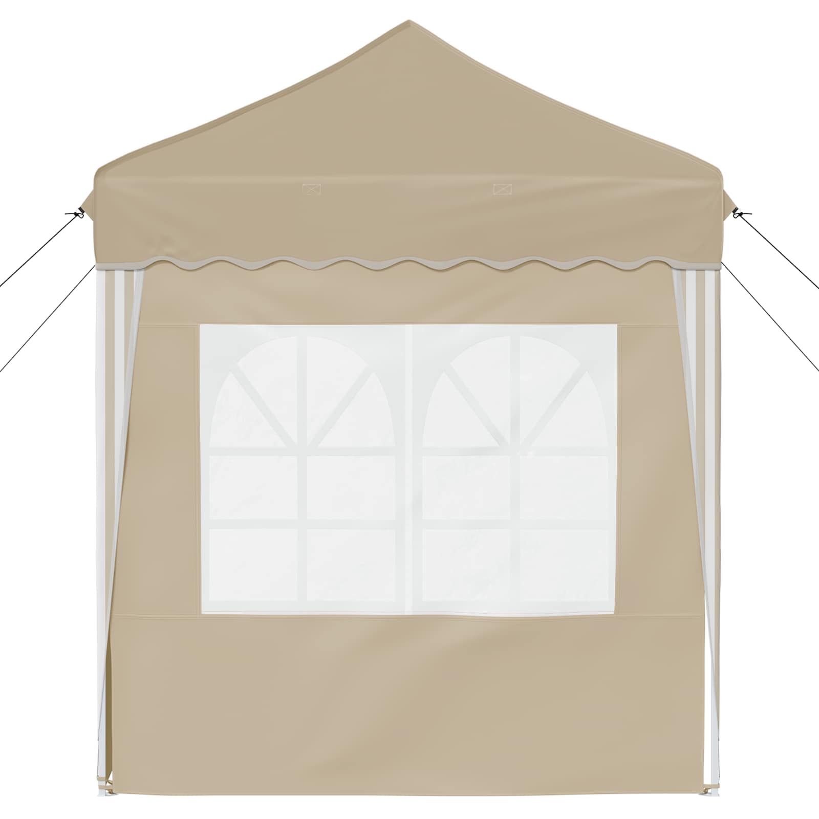 Pop-up Feesttent Crème 195 x 195 x 245 cm Oxford Stof is nu te koop bij PeponiXL, paradijselijk wonen!