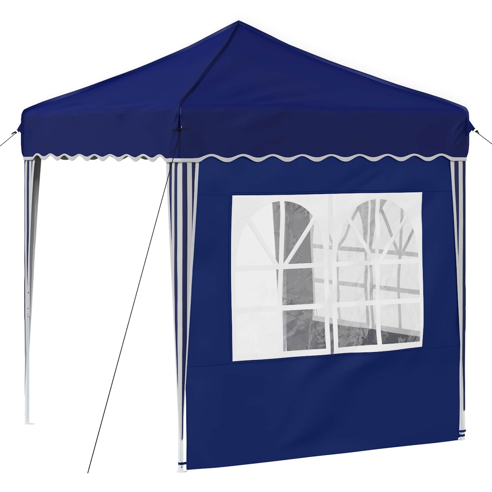 Pop-up Feesttent Blauw 195 x 195 x 245 cm Oxford Stof is nu te koop bij PeponiXL, paradijselijk wonen!