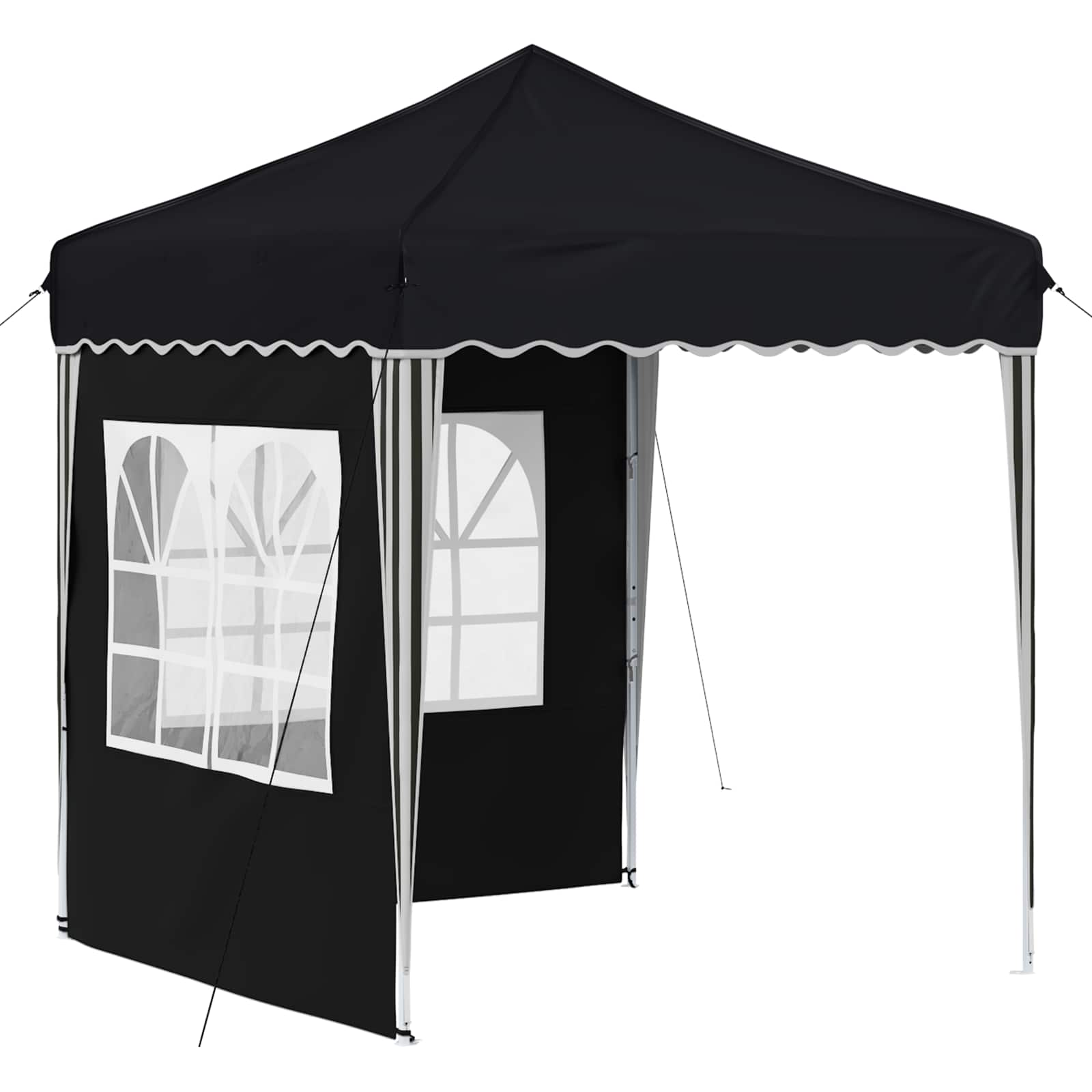 Pop-up Feesttent Antraciet 195 x 195 x 245 cm Oxford Stof is nu te koop bij PeponiXL, paradijselijk wonen!