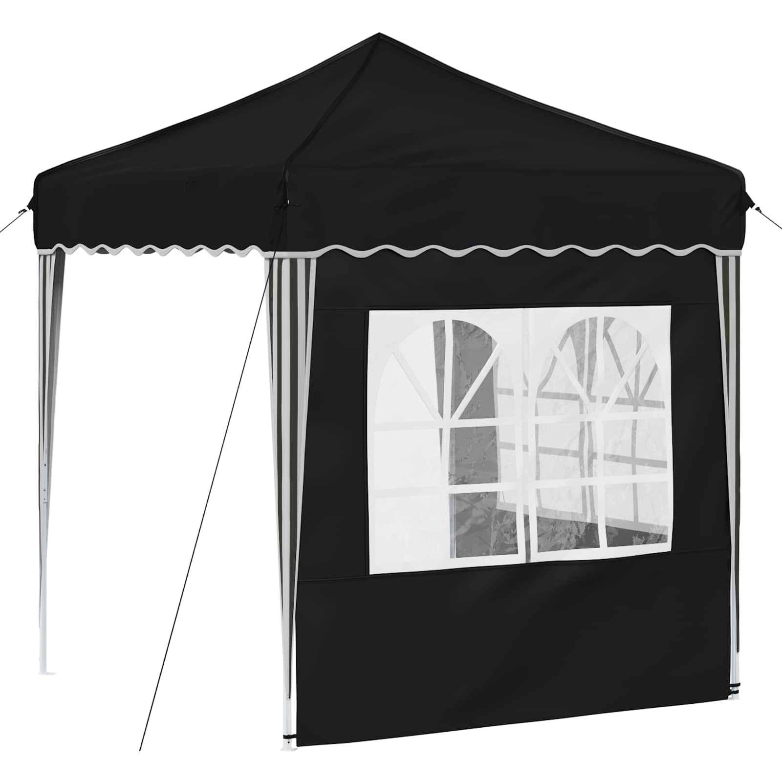 Pop-up Feesttent Antraciet 195 x 195 x 245 cm Oxford Stof is nu te koop bij PeponiXL, paradijselijk wonen!