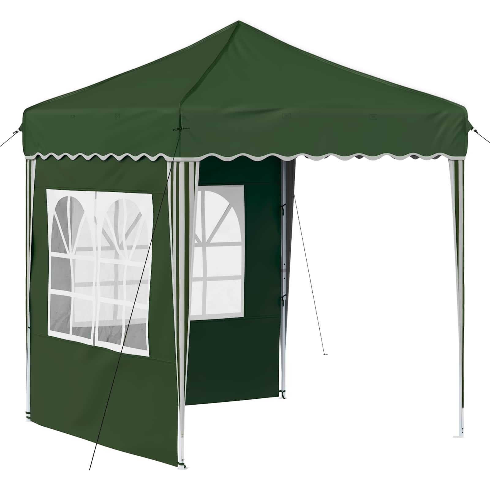 Pop-up Feesttent Groen 195 x 195 x 245 cm Oxford Stof is nu te koop bij PeponiXL, paradijselijk wonen!