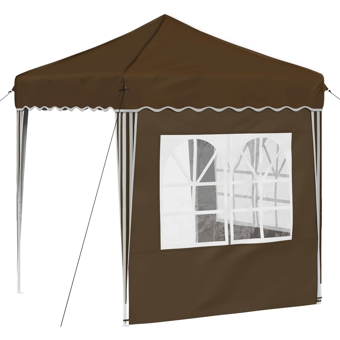 Pop-up Feesttent Taupe 195 x 195 x 245 cm Oxford Stof is nu te koop bij PeponiXL, paradijselijk wonen!