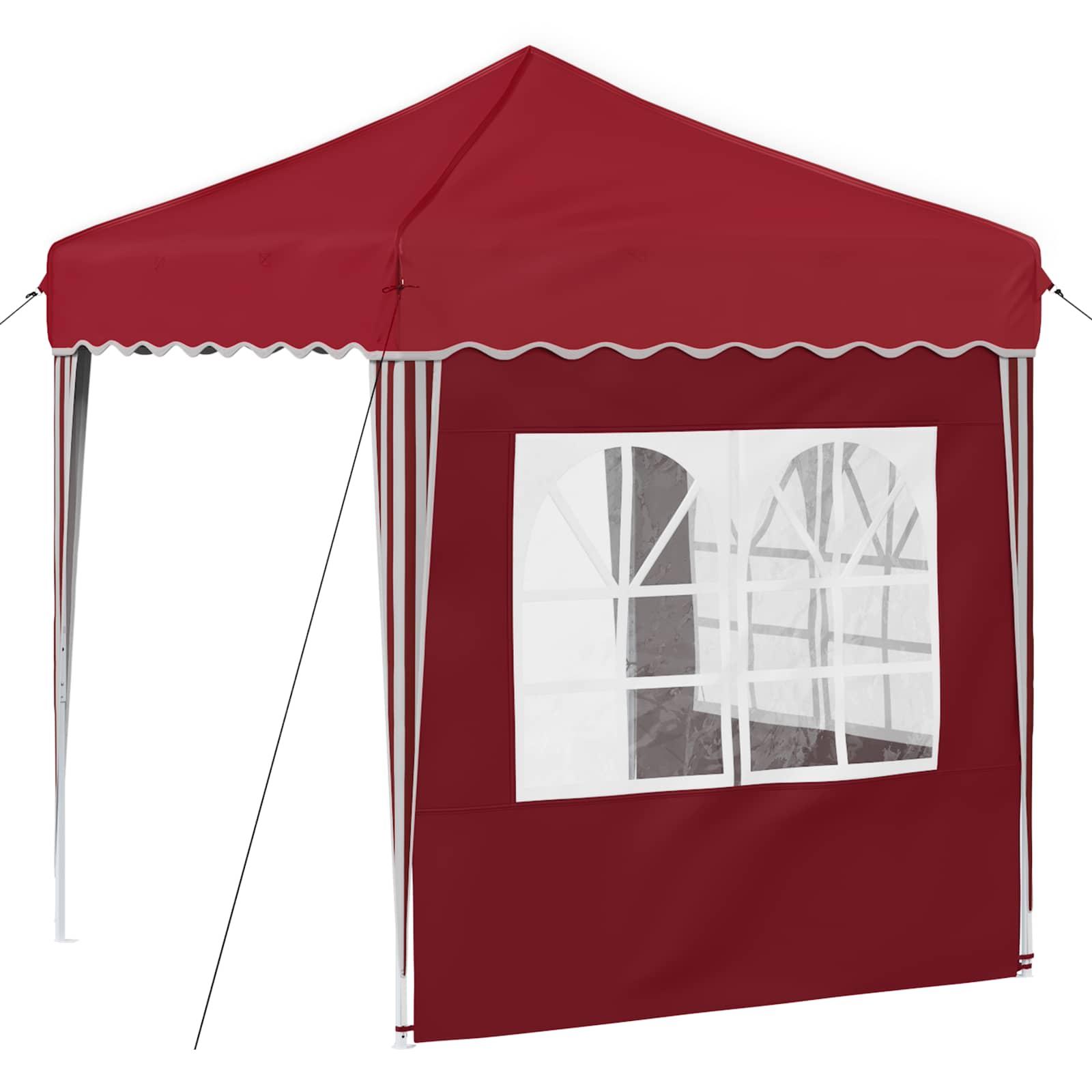 Pop-up Feesttent Bordeauxrood 195 x 195 x 245 cm is nu te koop bij PeponiXL, paradijselijk wonen!