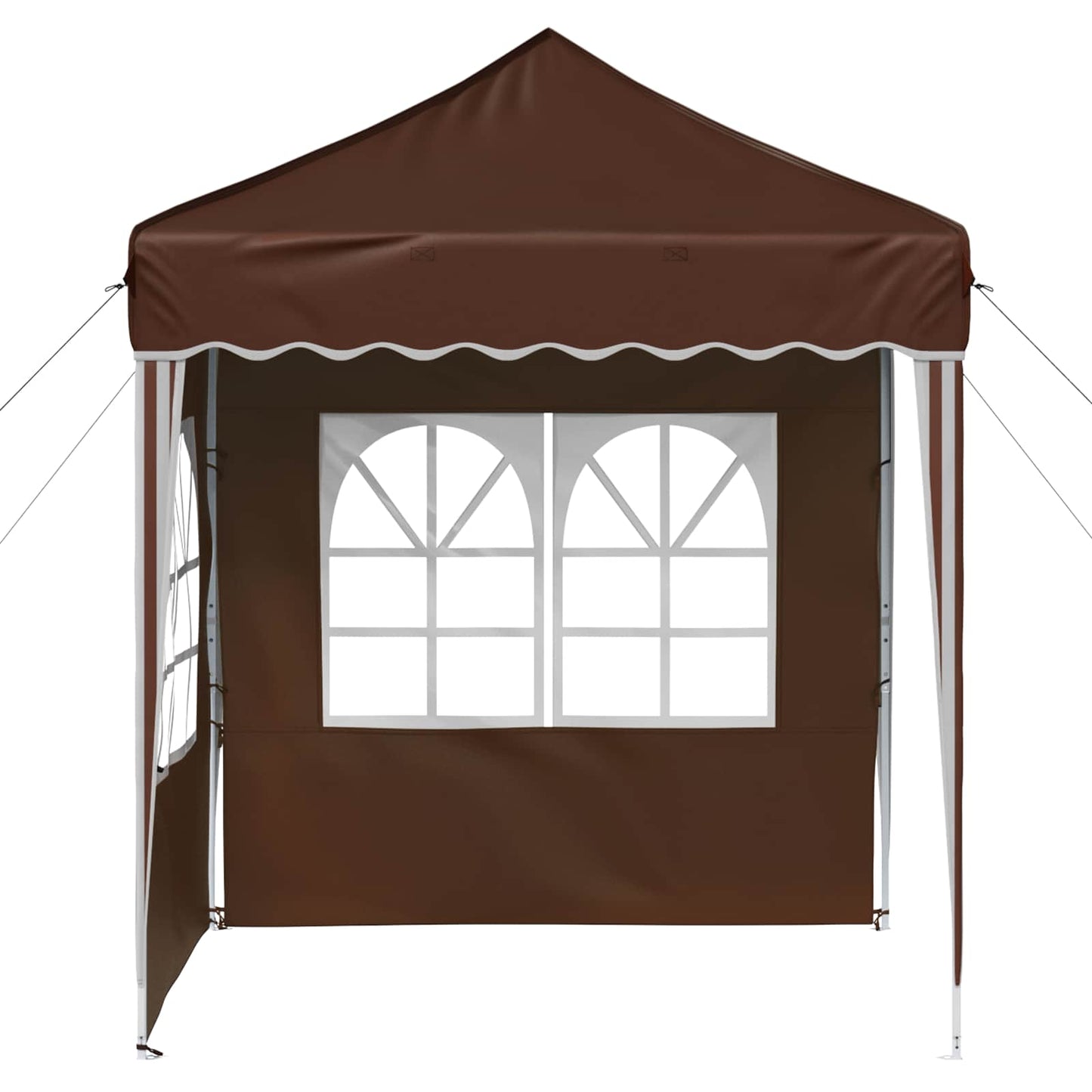Pop-up Feesttent Bruin 195 x 195 x 245 cm Oxford Stof is nu te koop bij PeponiXL, paradijselijk wonen!