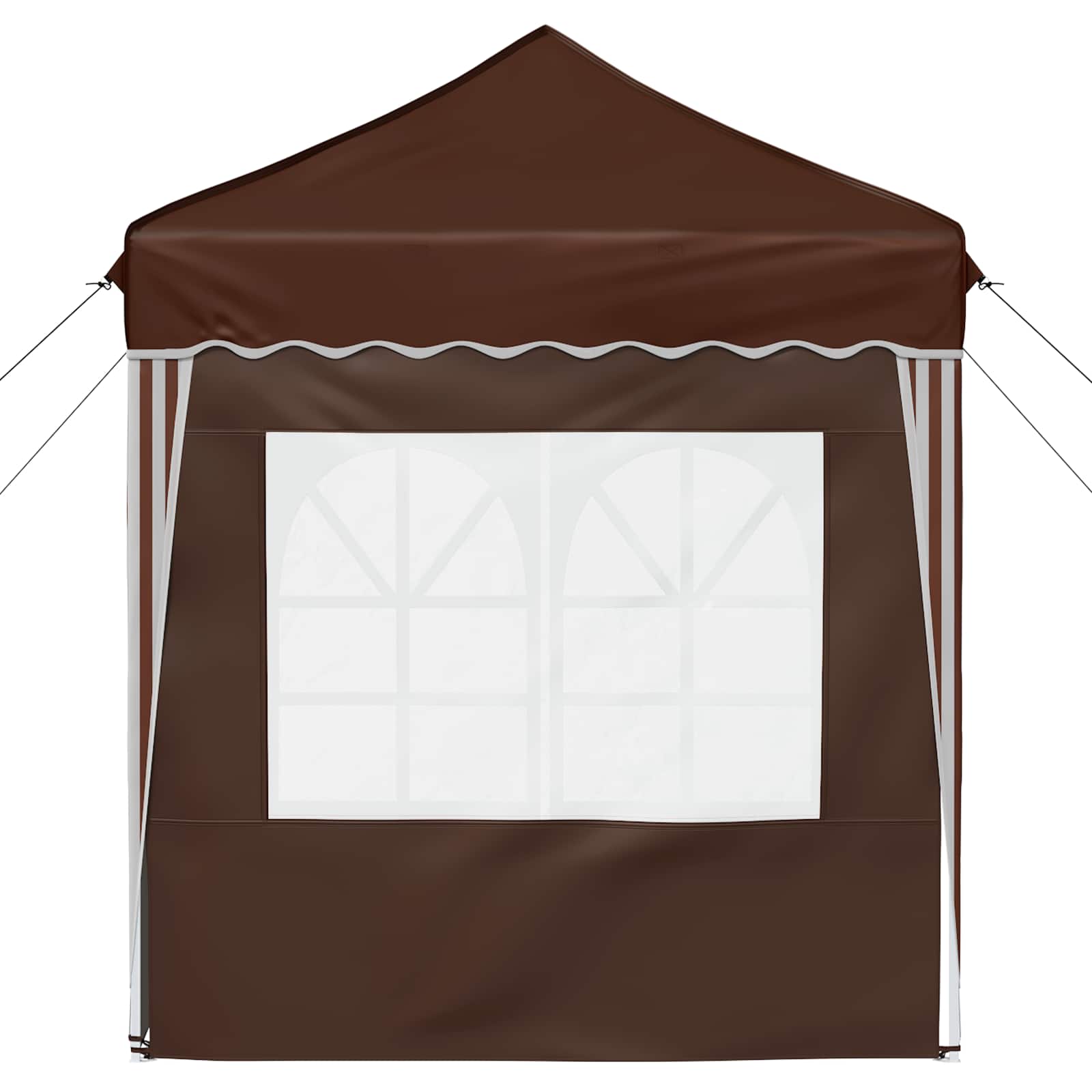Pop-up Feesttent Bruin 195 x 195 x 245 cm Oxford Stof is nu te koop bij PeponiXL, paradijselijk wonen!