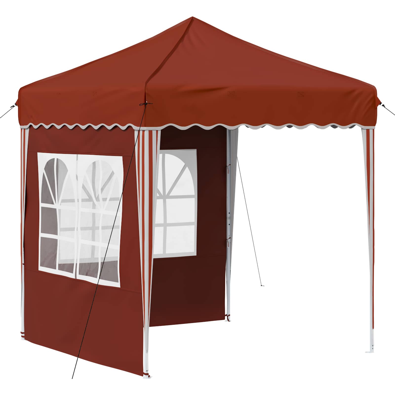 Pop-up Feesttent Terracotta 195 x 195 x 245 cm is nu te koop bij PeponiXL, paradijselijk wonen!