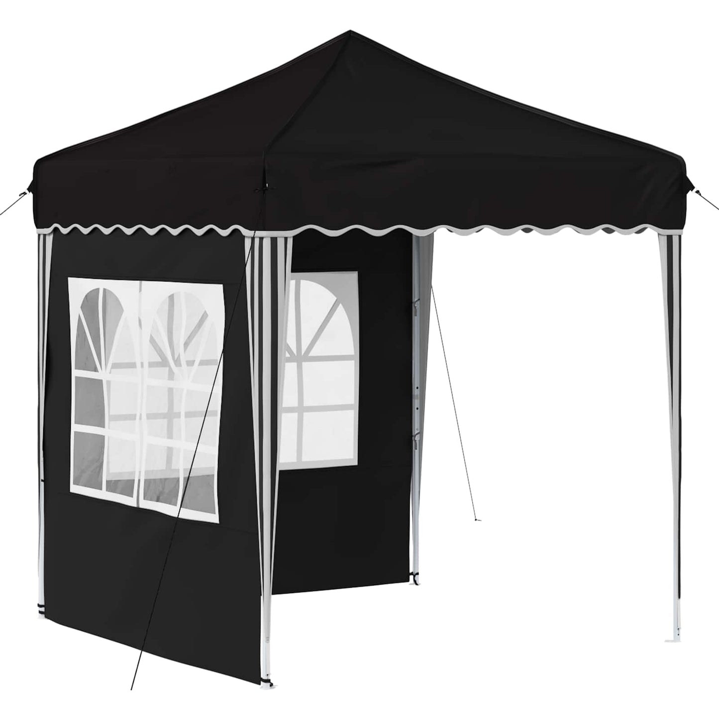 Pop-up Feesttent Zwart 195 x 195 x 245 cm is nu te koop bij PeponiXL, paradijselijk wonen!