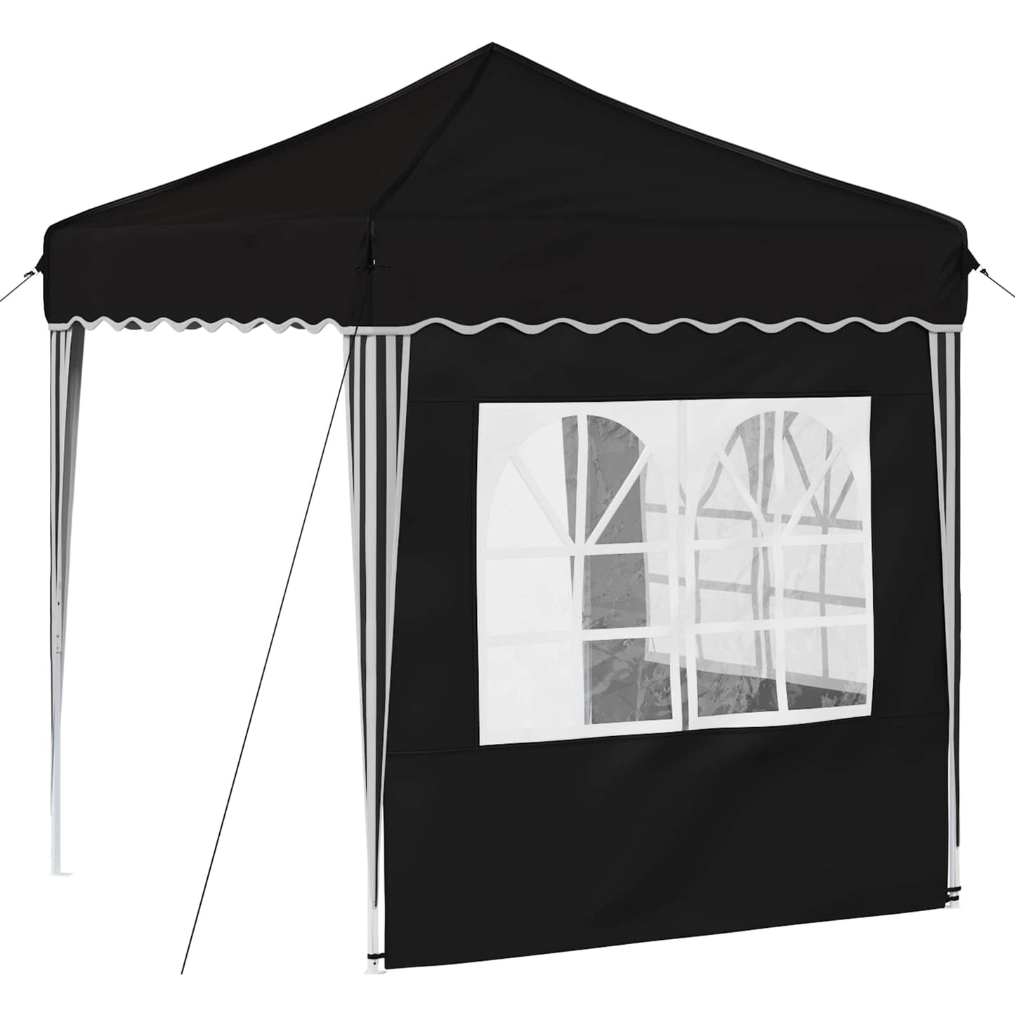 Pop-up Feesttent Zwart 195 x 195 x 245 cm is nu te koop bij PeponiXL, paradijselijk wonen!