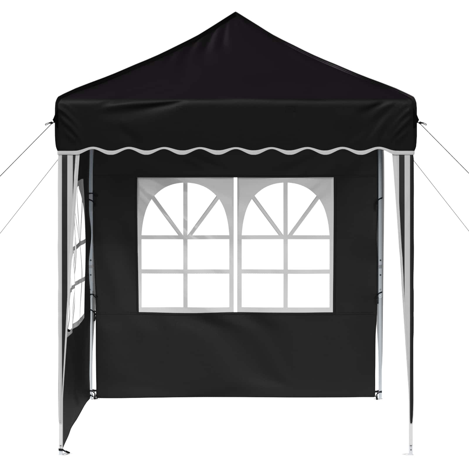 Pop-up Feesttent Zwart 195 x 195 x 245 cm is nu te koop bij PeponiXL, paradijselijk wonen!