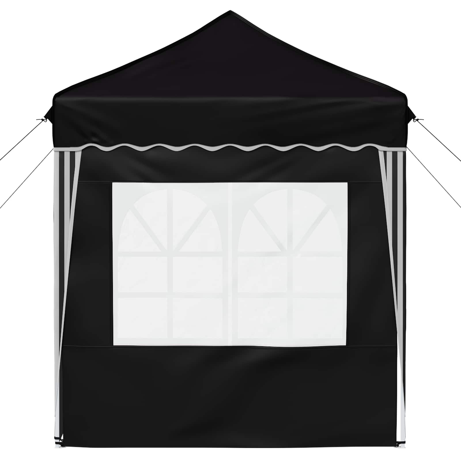 Pop-up Feesttent Zwart 195 x 195 x 245 cm is nu te koop bij PeponiXL, paradijselijk wonen!
