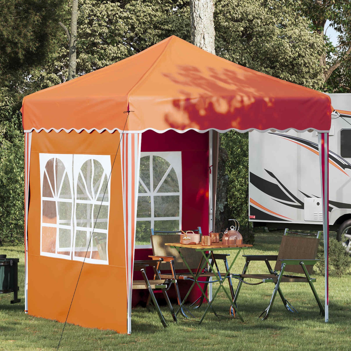 Pop-up Feesttent Oranje 195 x 195 x 245 cm is nu te koop bij PeponiXL, paradijselijk wonen!