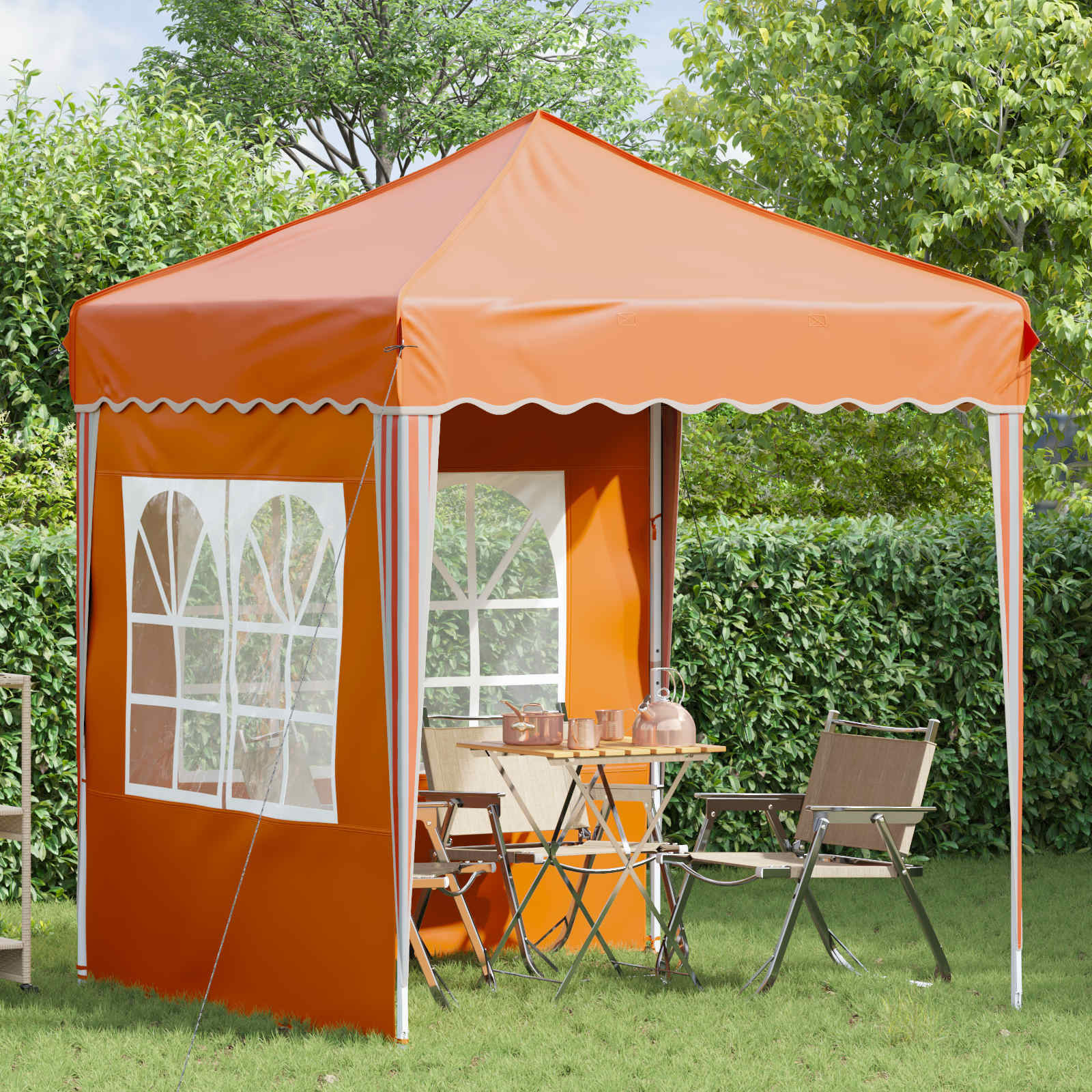 Pop-up Feesttent Oranje 195 x 195 x 245 cm is nu te koop bij PeponiXL, paradijselijk wonen!