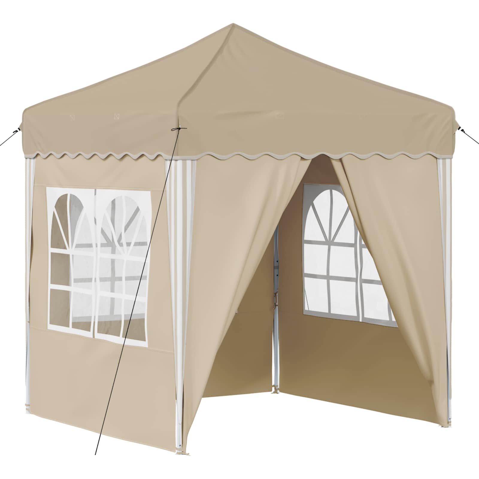 Pop-up Feesttent Crème 195 x 195 x 245 cm is nu te koop bij PeponiXL, paradijselijk wonen!