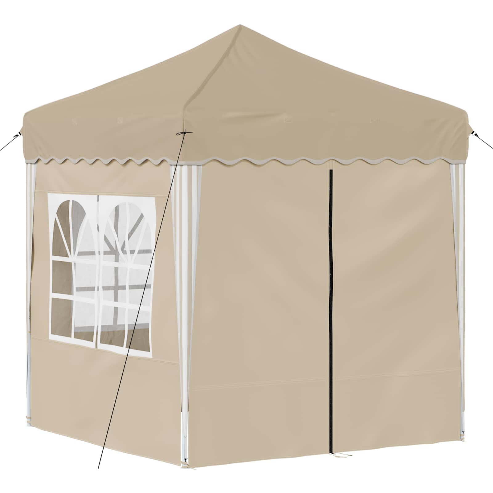 Pop-up Feesttent Crème 195 x 195 x 245 cm is nu te koop bij PeponiXL, paradijselijk wonen!