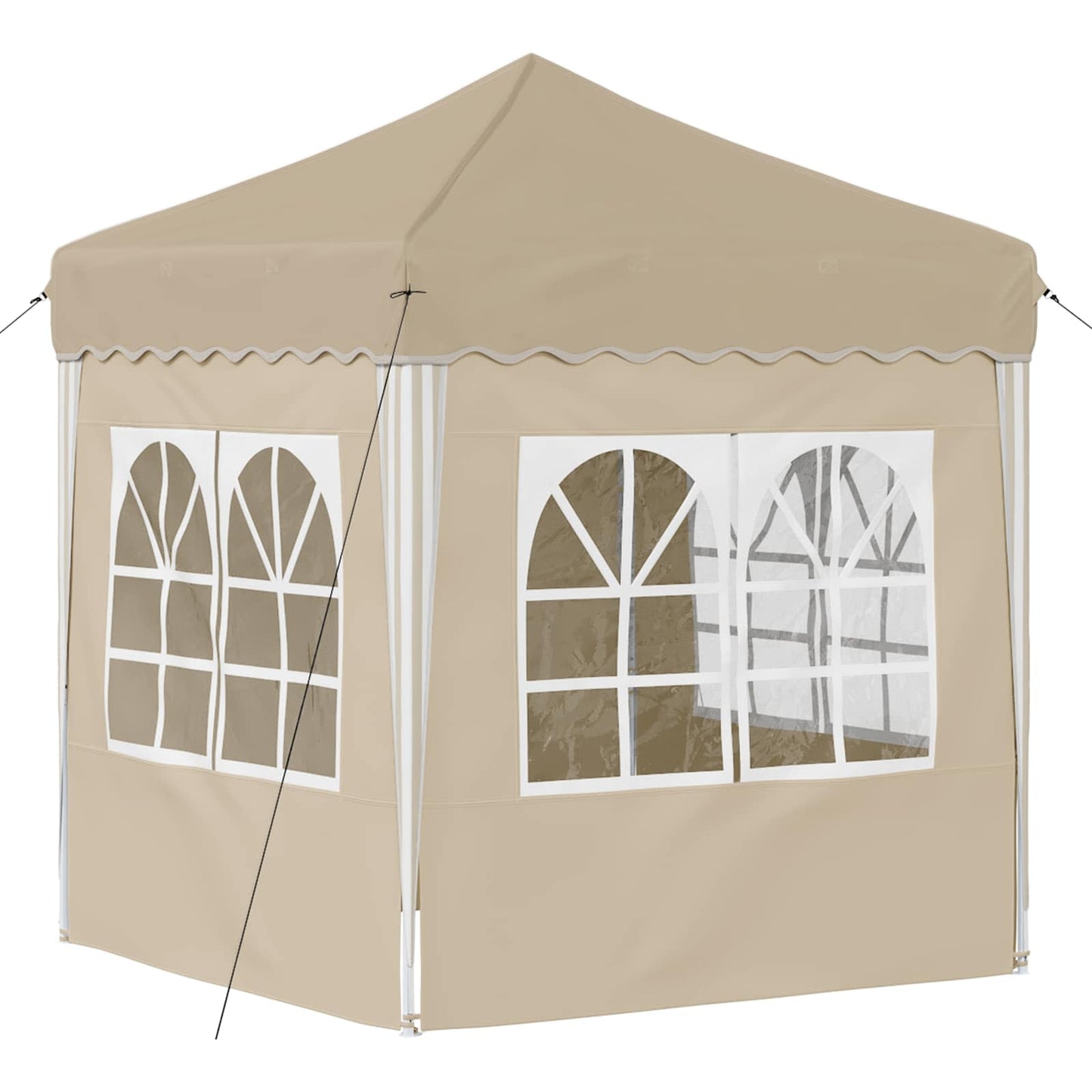 Pop-up Feesttent Crème 195 x 195 x 245 cm is nu te koop bij PeponiXL, paradijselijk wonen!