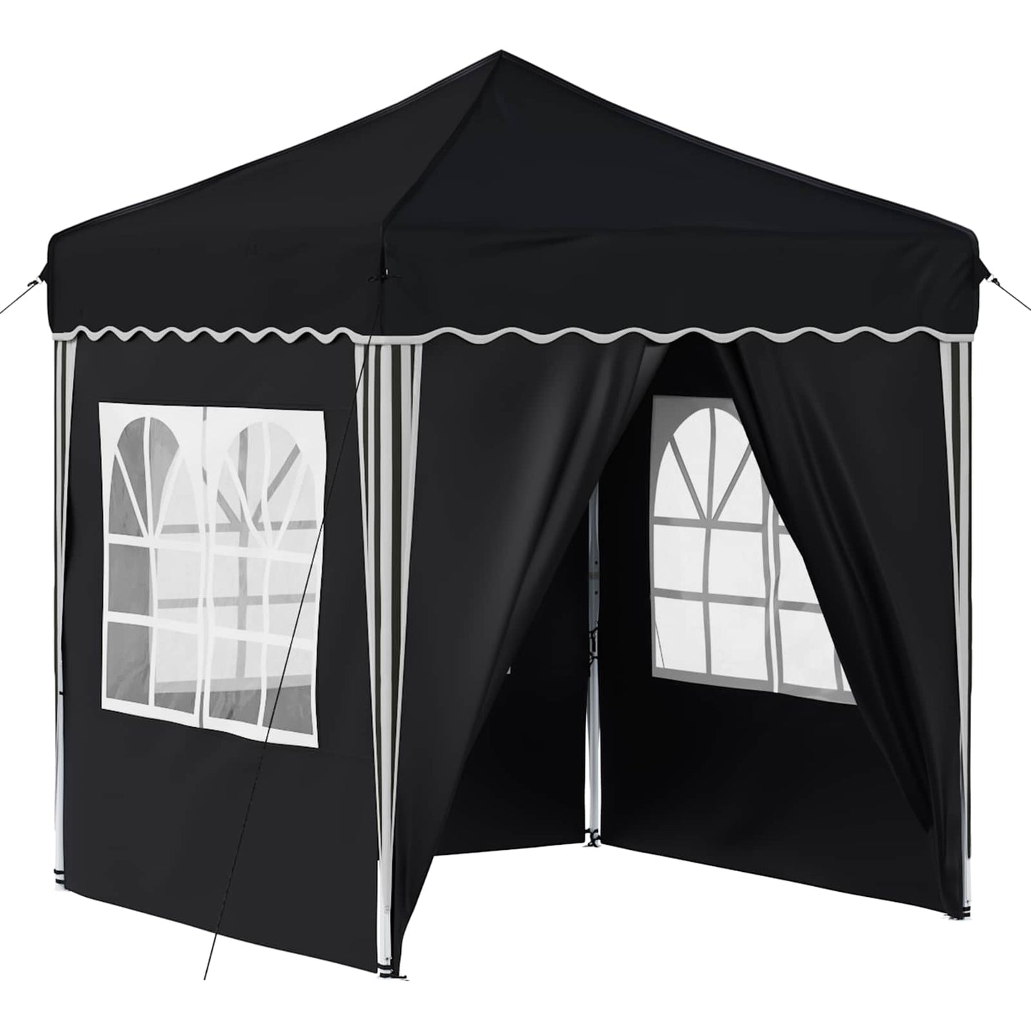 Pop-up Feesttent Antraciet 195 x 195 x 245 cm Oxford Stof is nu te koop bij PeponiXL, paradijselijk wonen!