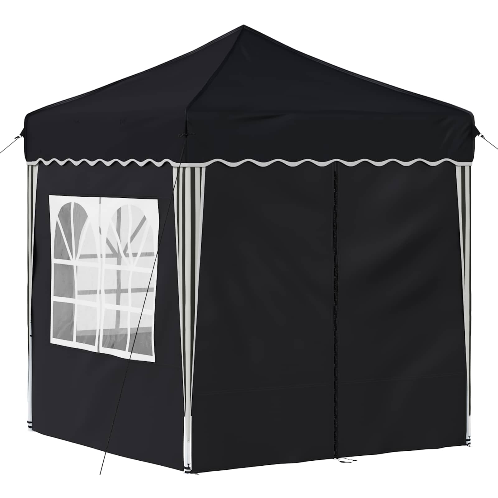 Pop-up Feesttent Antraciet 195 x 195 x 245 cm Oxford Stof is nu te koop bij PeponiXL, paradijselijk wonen!