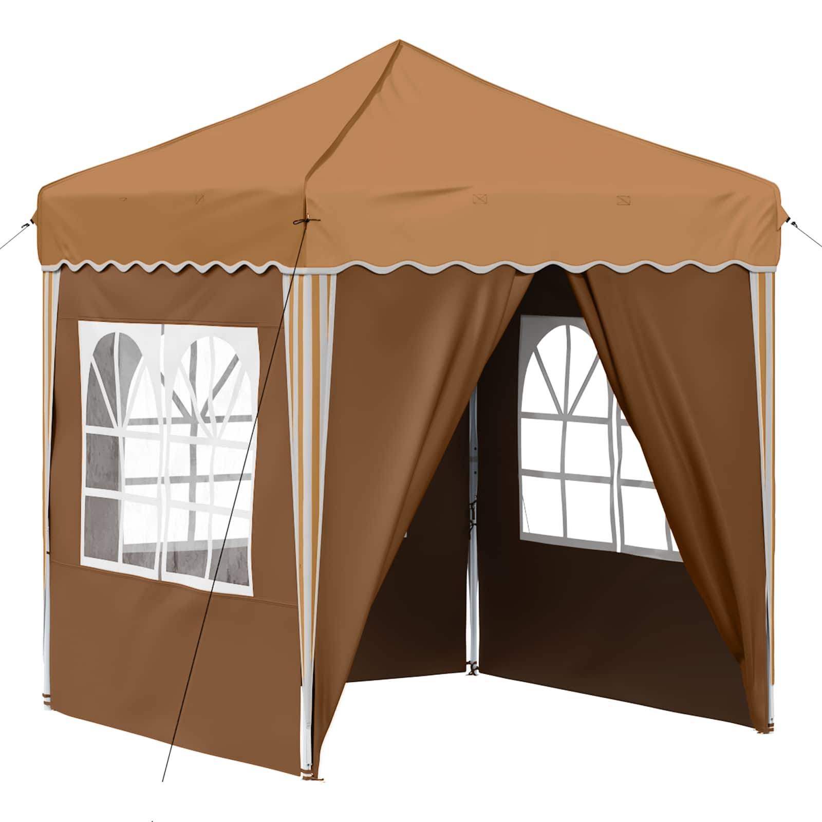 Pop-up Feesttent Beige 195 x 195 x 245 cm Oxford Stof is nu te koop bij PeponiXL, paradijselijk wonen!