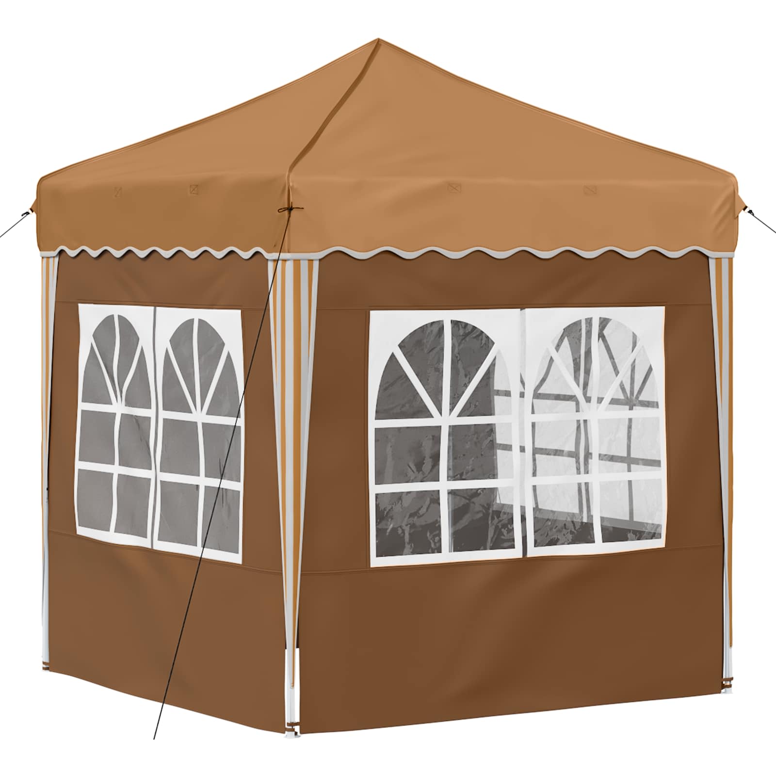 Pop-up Feesttent Beige 195 x 195 x 245 cm Oxford Stof is nu te koop bij PeponiXL, paradijselijk wonen!