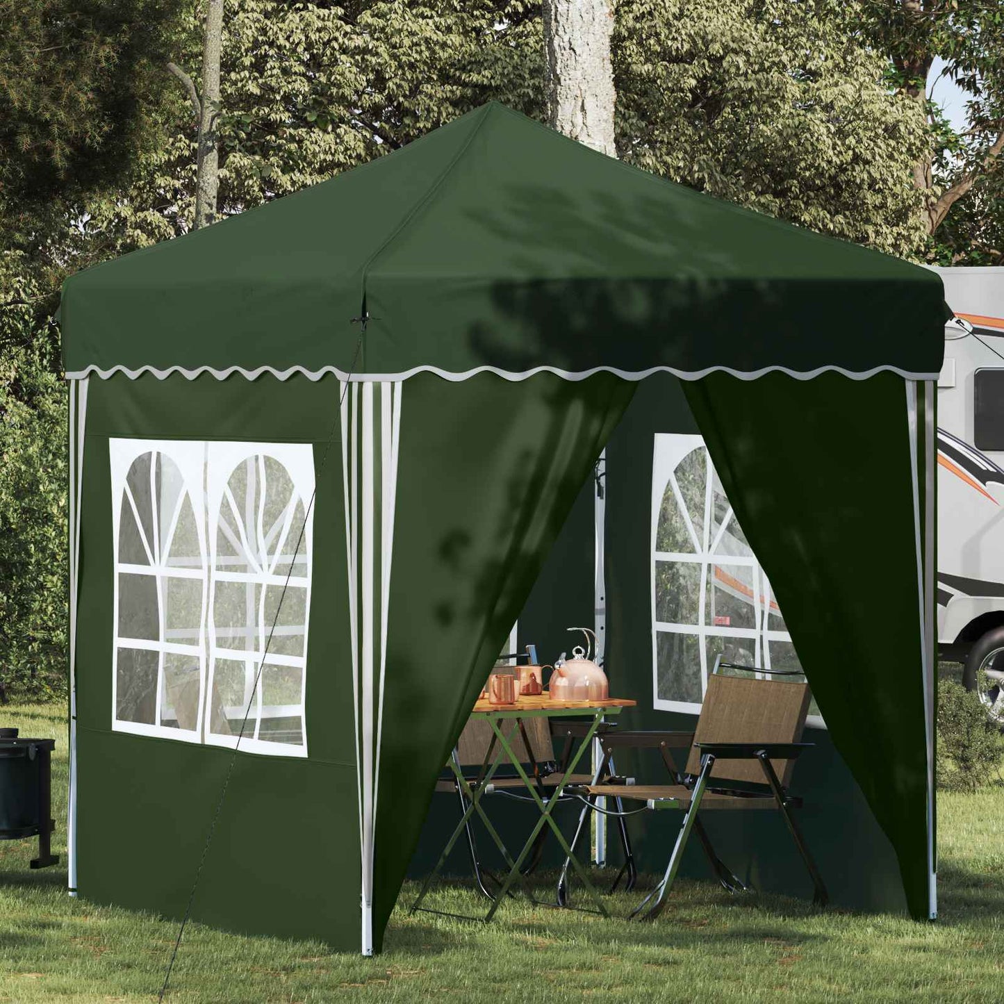 Pop-up Feesttent Groen 195 x 195 x 245 cm Oxford Stof is nu te koop bij PeponiXL, paradijselijk wonen!