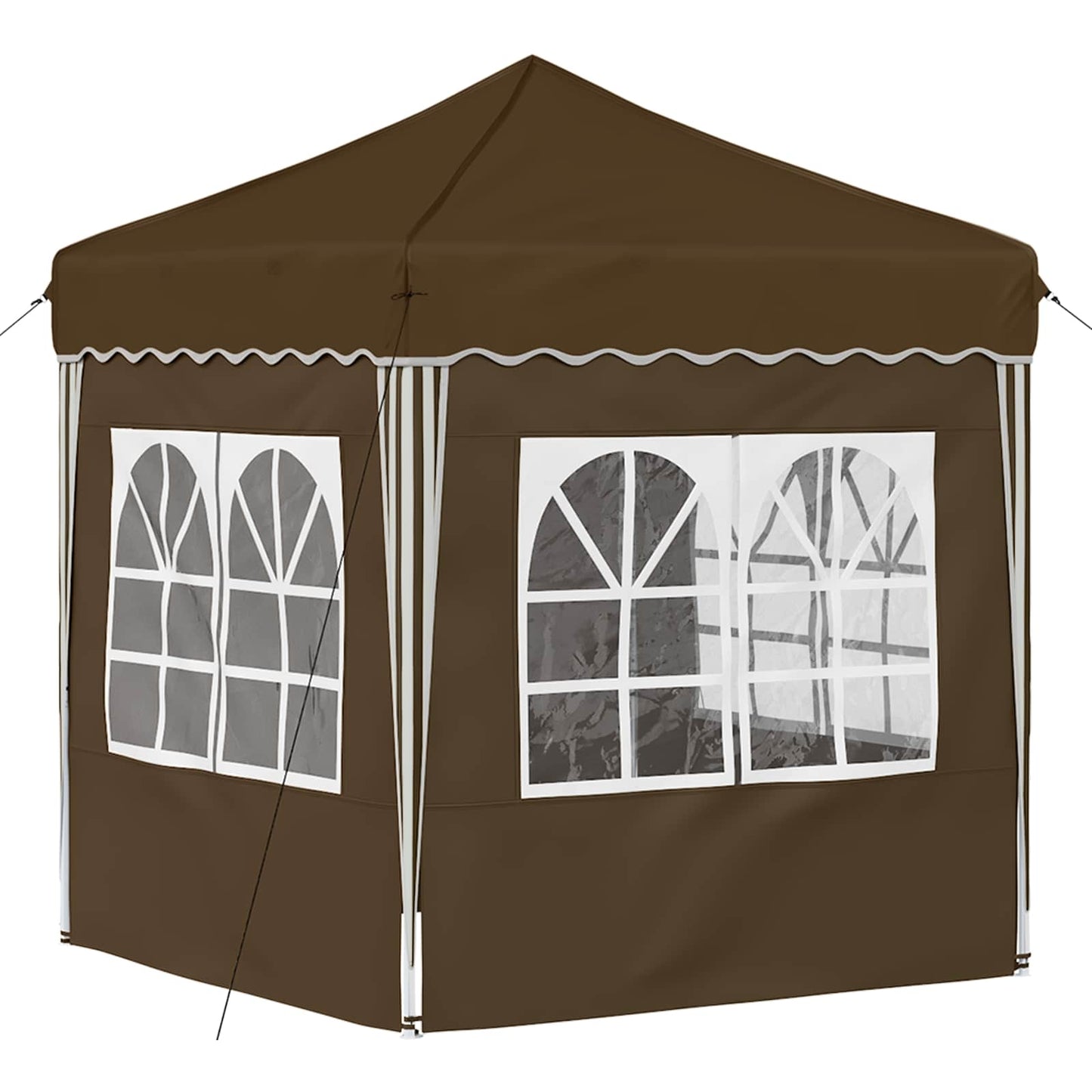 Pop-up Feesttent Taupe 195 x 195 x 245 cm Oxford Stof is nu te koop bij PeponiXL, paradijselijk wonen!