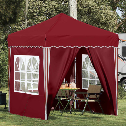 Pop-up Feesttent Bordeauxrood 195 x 195 x 245 cm Oxford Stof is nu te koop bij PeponiXL, paradijselijk wonen!