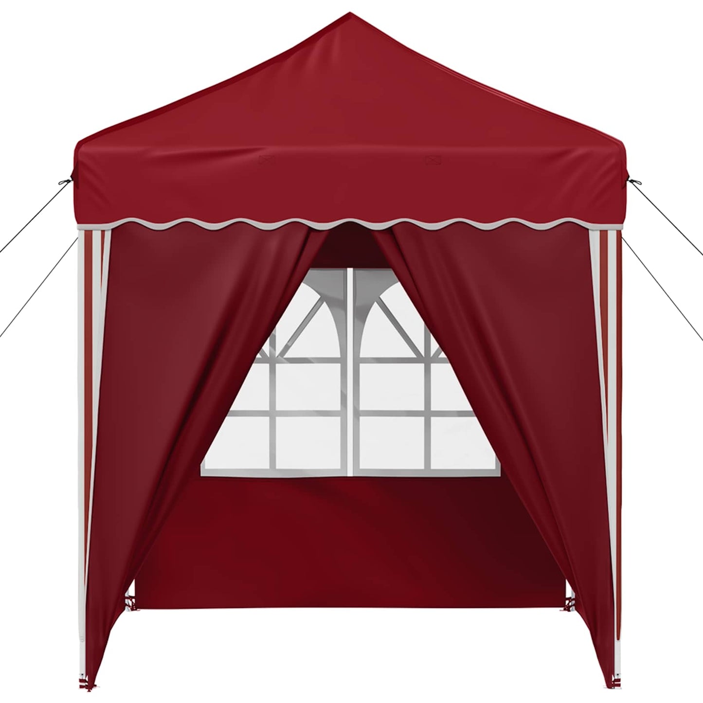 Pop-up Feesttent Bordeauxrood 195 x 195 x 245 cm Oxford Stof is nu te koop bij PeponiXL, paradijselijk wonen!