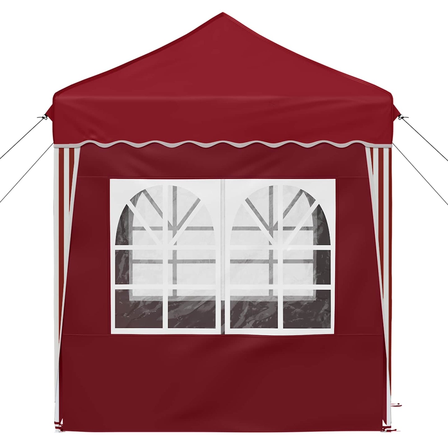 Pop-up Feesttent Bordeauxrood 195 x 195 x 245 cm Oxford Stof is nu te koop bij PeponiXL, paradijselijk wonen!