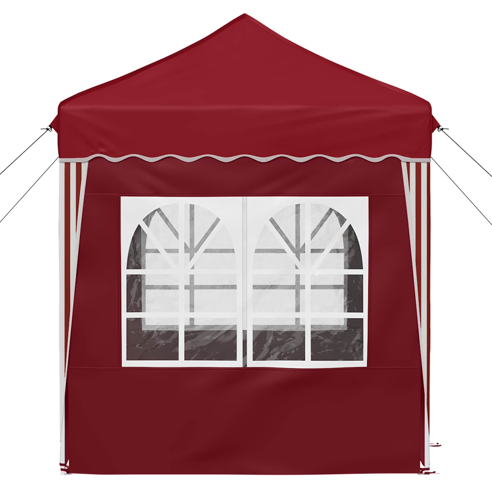 Pop-up Feesttent Bordeauxrood 195 x 195 x 245 cm Oxford Stof is nu te koop bij PeponiXL, paradijselijk wonen!