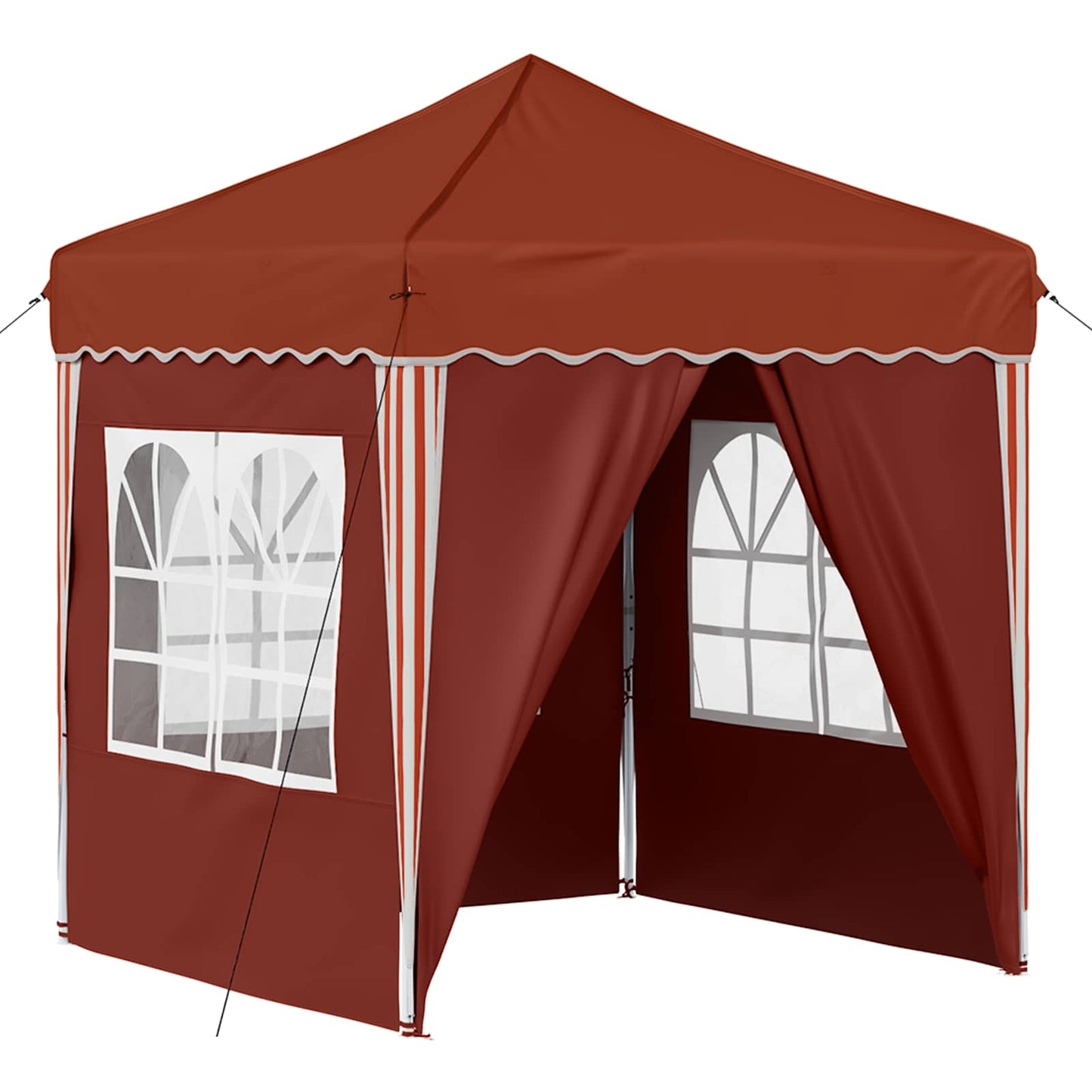 Pop-up Feesttent Terracotta 195 x 195 x 245 cm Oxford Stof is nu te koop bij PeponiXL, paradijselijk wonen!