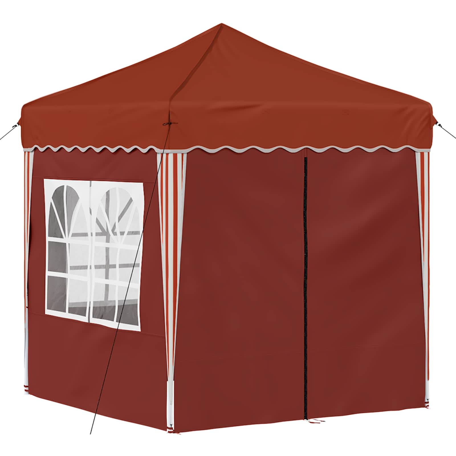 Pop-up Feesttent Terracotta 195 x 195 x 245 cm Oxford Stof is nu te koop bij PeponiXL, paradijselijk wonen!